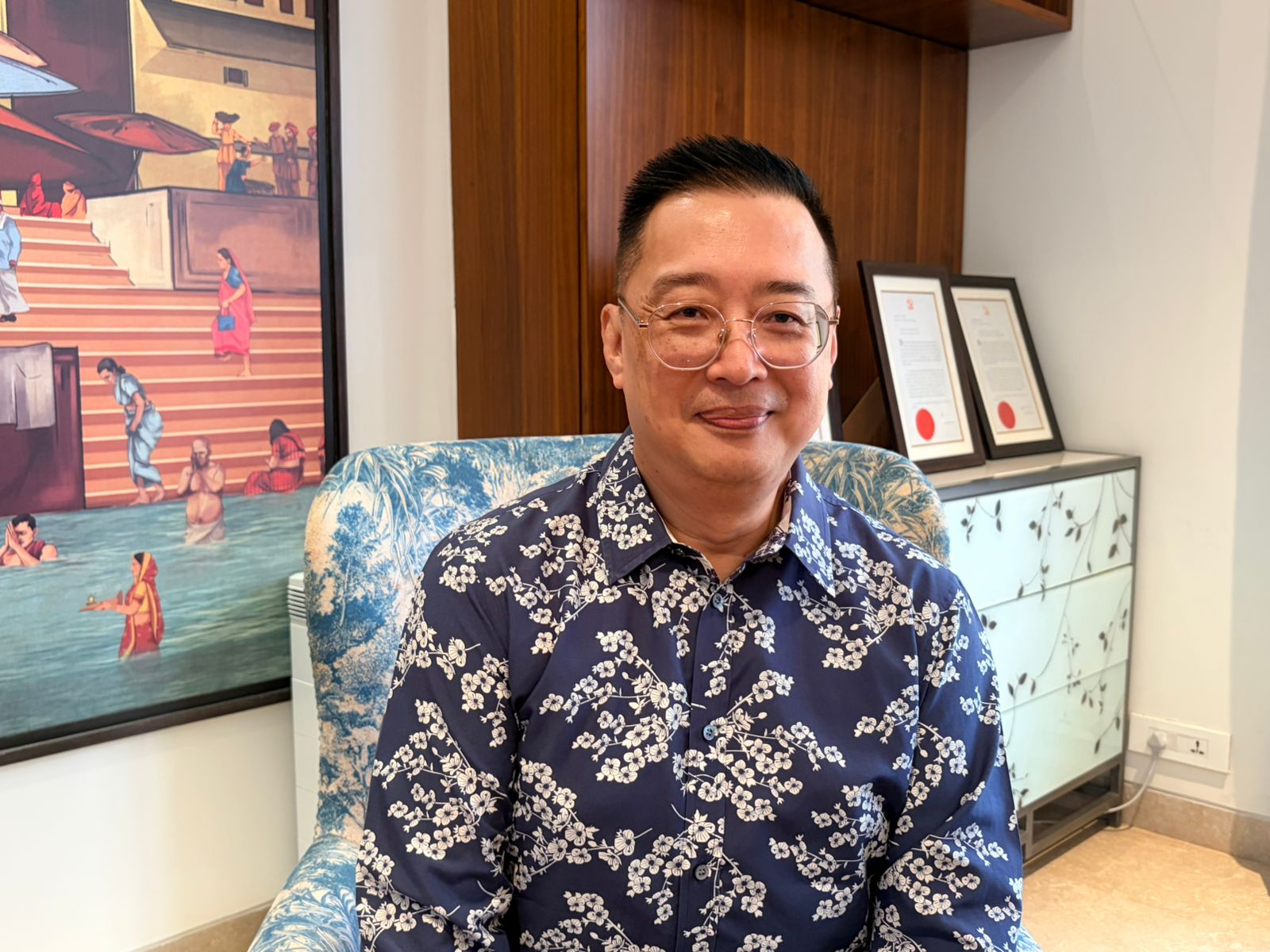 Singapore’s High Commissioner to India, Simon Wong (Photo/ANI)