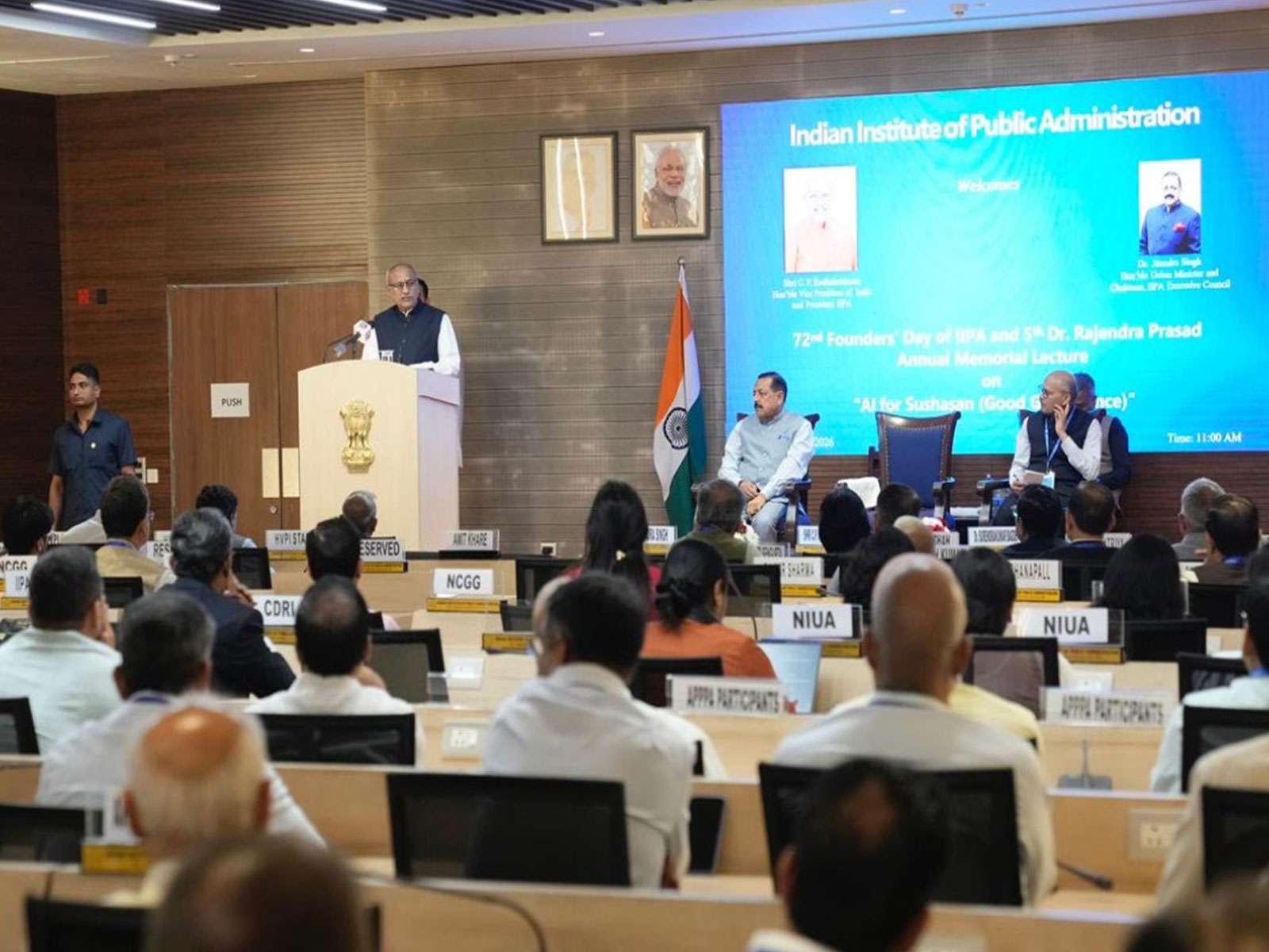 Vice President CP Radhakrishnan at IIPA (Photo/@VPIndia) Vice President CP Radhakrishnan at IIPA (Photo/@VPIndia)