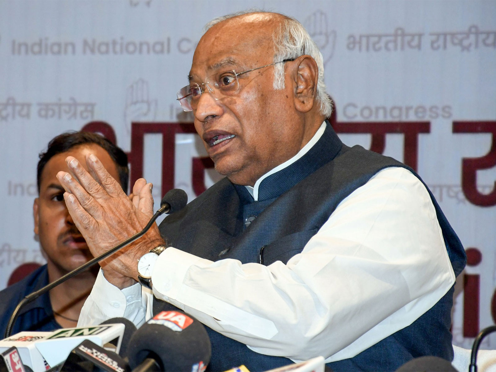 Congress president Mallikarjun Kharge (File Photo/ANI)