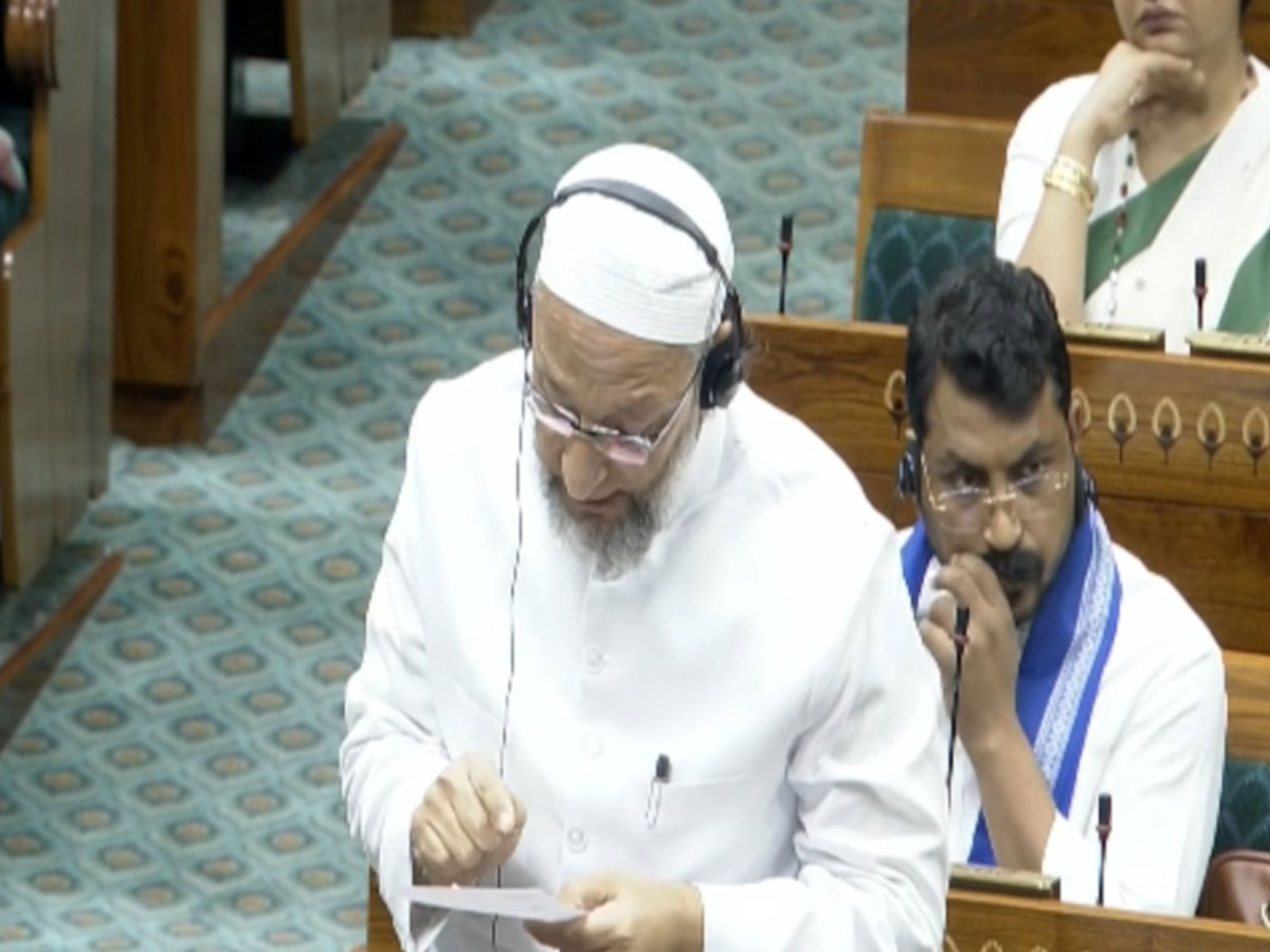 AIMIM chief Asaduddin Owaisi (Photo/SansadTV) AIMIM chief Asaduddin Owaisi (Photo/SansadTV)