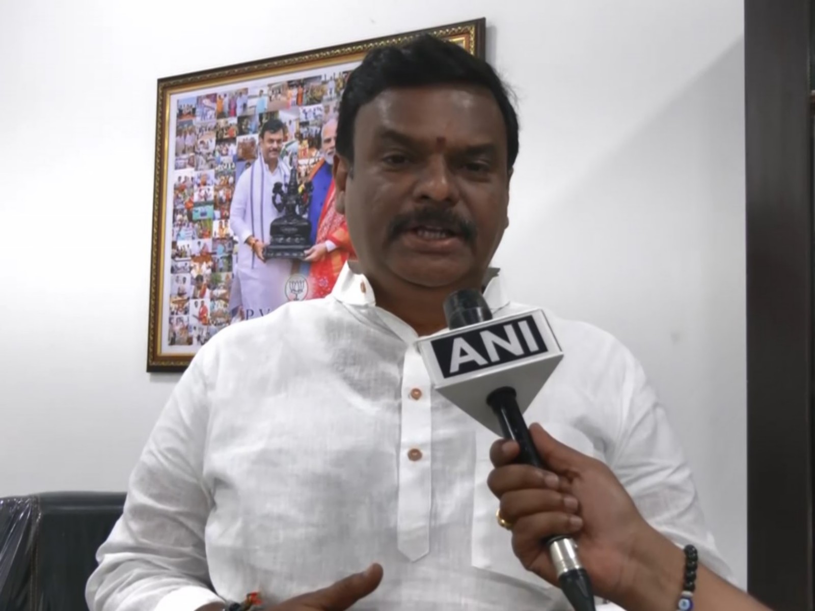 AP BJP President PVN Madhav (Photo/ANI)