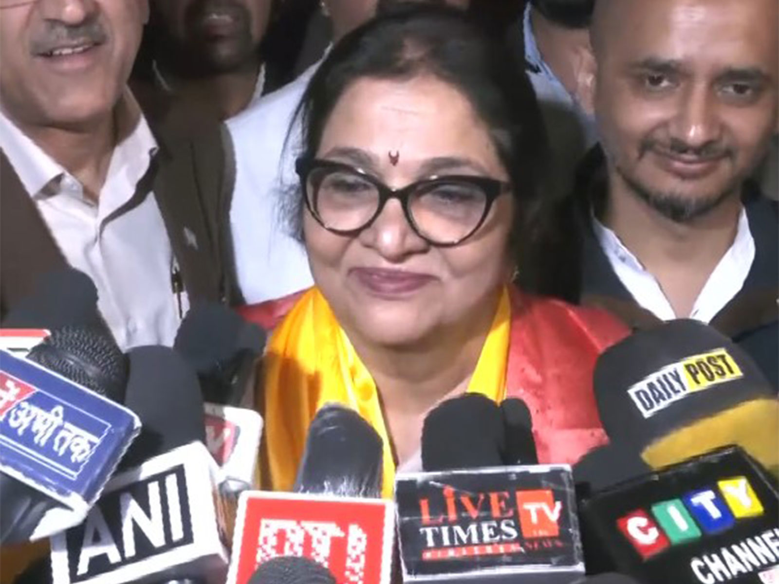 AICC Incharge for Himachal Pradesh Rajni Patil (Photo/ANI)