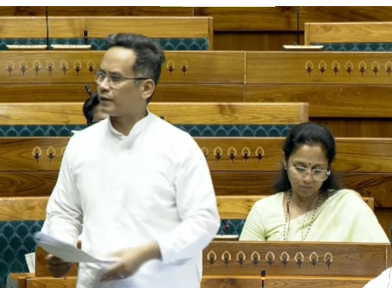 Congress MP Gaurav Gogoi (Photo/SansadTV) Congress MP Gaurav Gogoi (Photo/SansadTV)