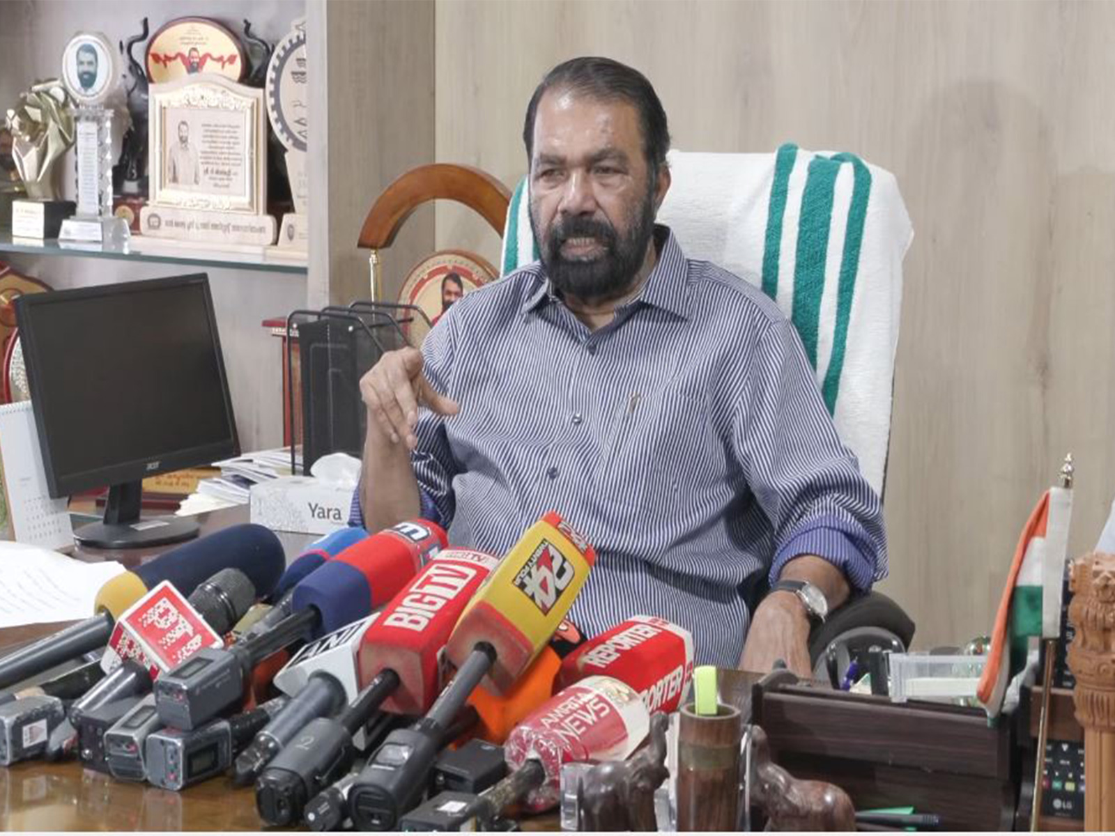 Keralam Minister V Sivankutty (Photo/ANI)