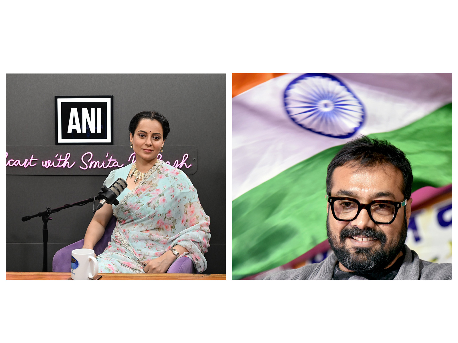 Actor Kangana Ranaut and filmmaker Anurag Kashyap (Image source: ANI) Actor Kangana Ranaut and filmmaker Anurag Kashyap (Image source: ANI)