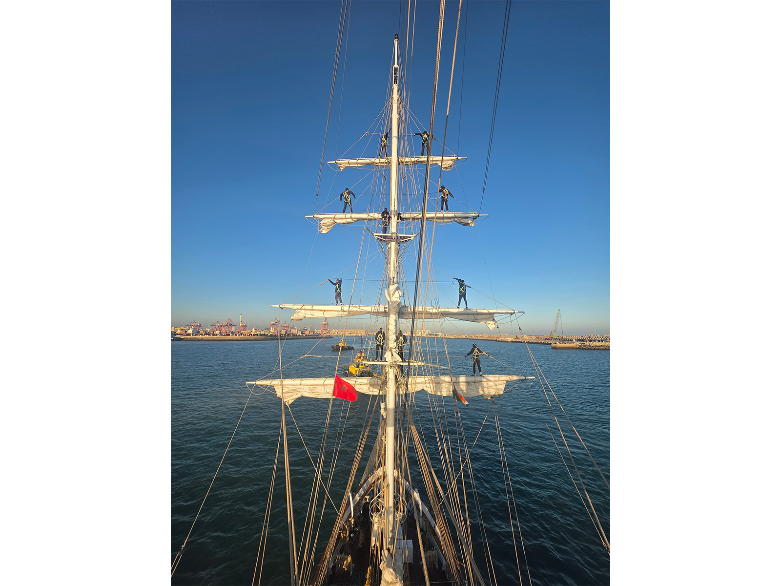 INS Sudarshini makes port call at Casablanca (Photo/Indian Navy)