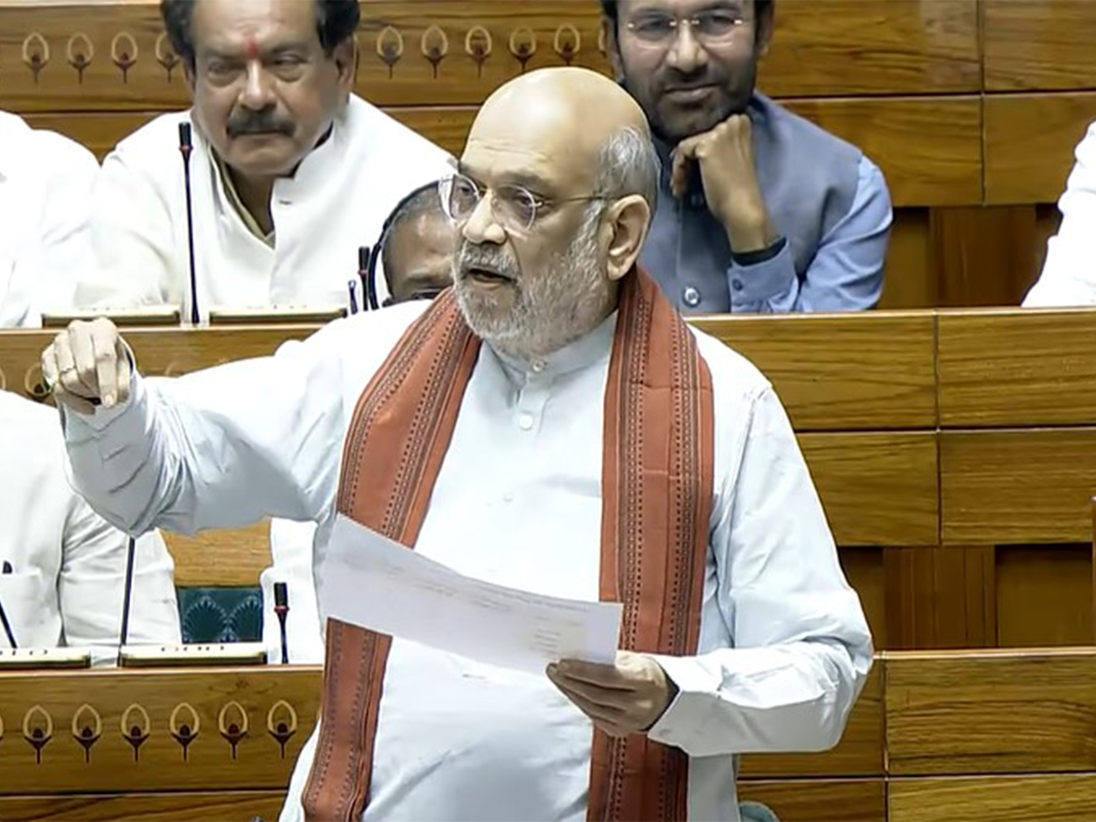Union Home Minister Amit Shah (Photo/SansadTV)
