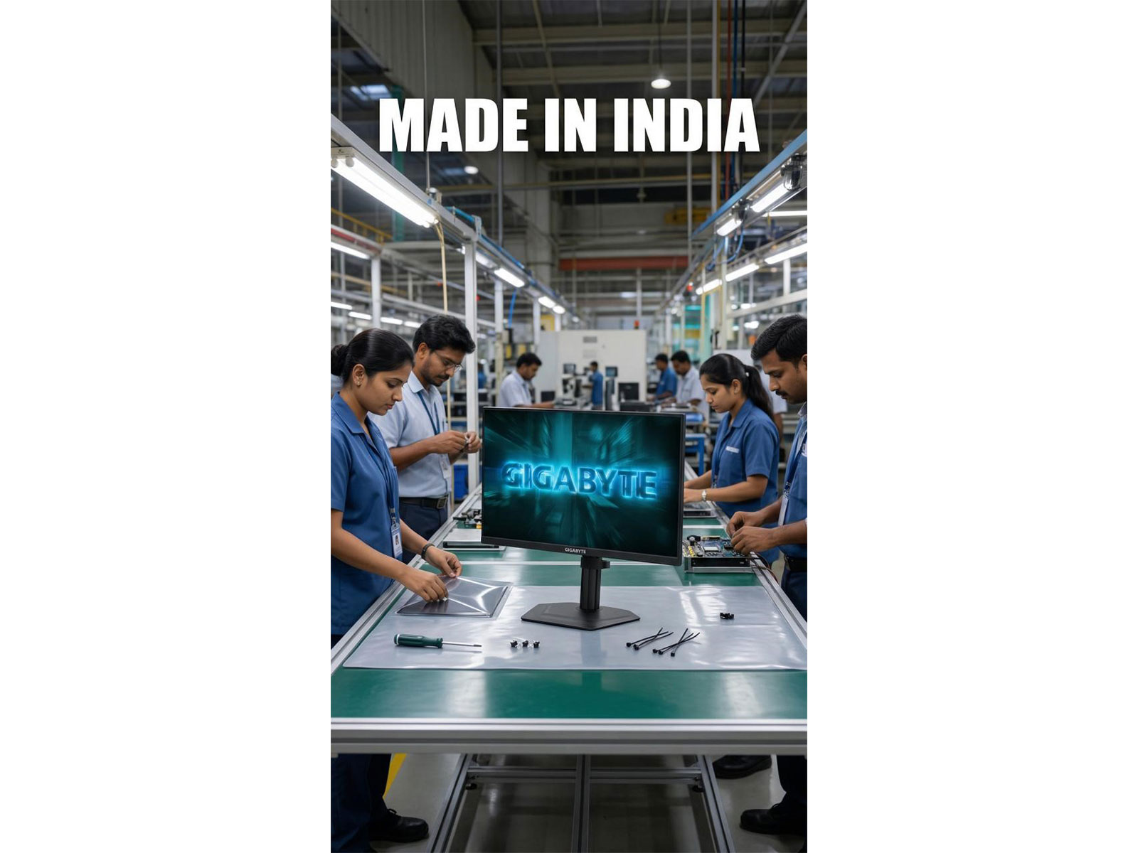 GIGABYTE Launches First ‘Made in India’ Gaming Monitor, Strengthening Local Manufacturing Strategy