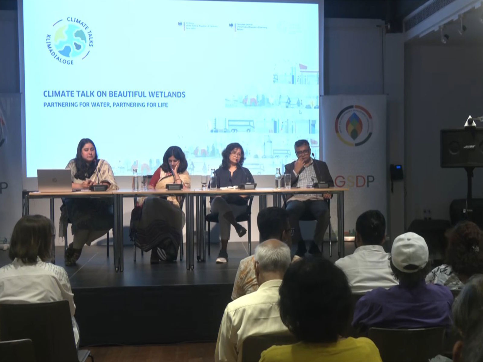 Panellists of “Beautiful Wetlands: Partnering for Water, Partnering for Life” (Photo/ANI)