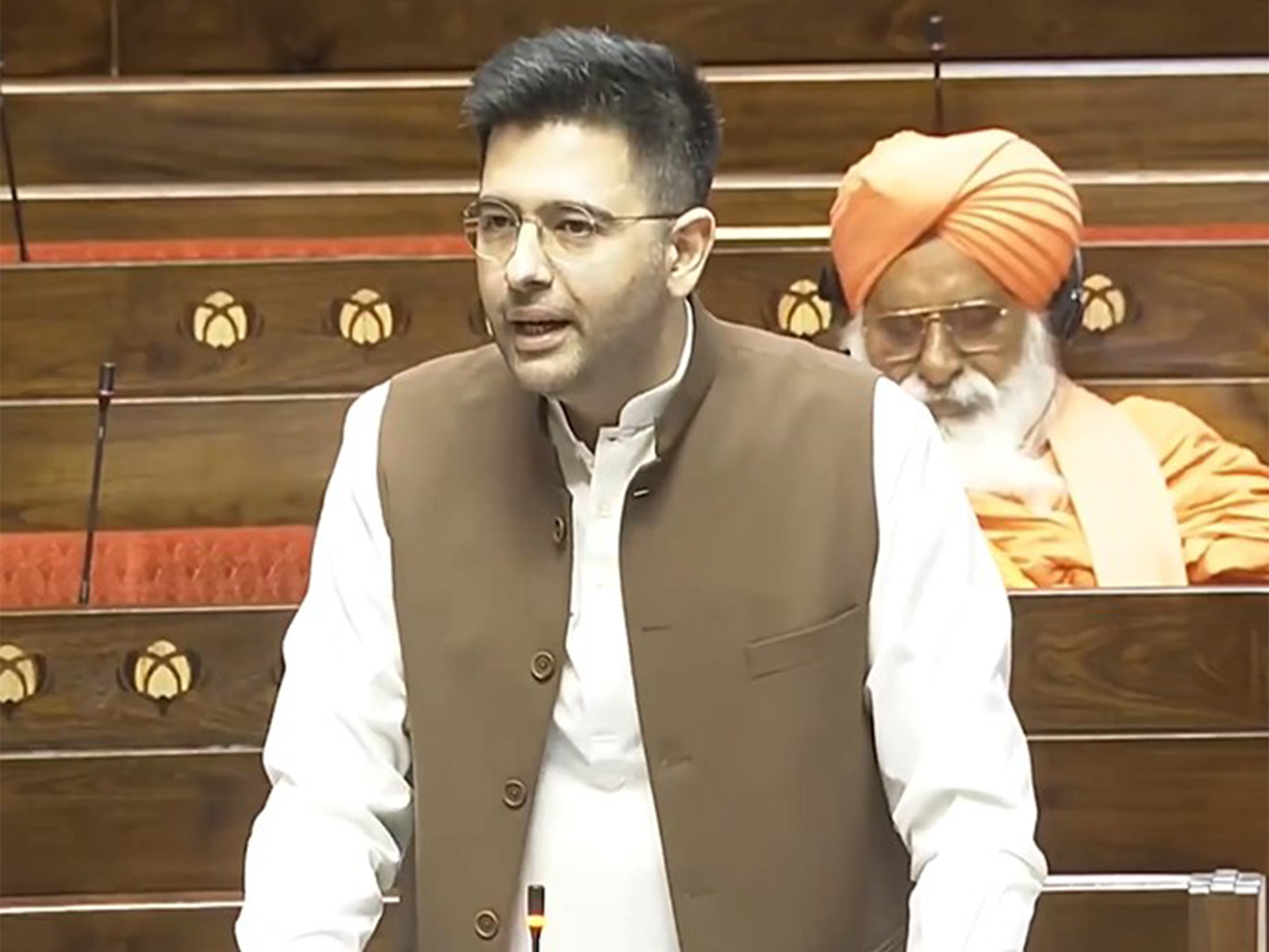 AAP MP Raghav Chadha (Photo/Sansad TV)