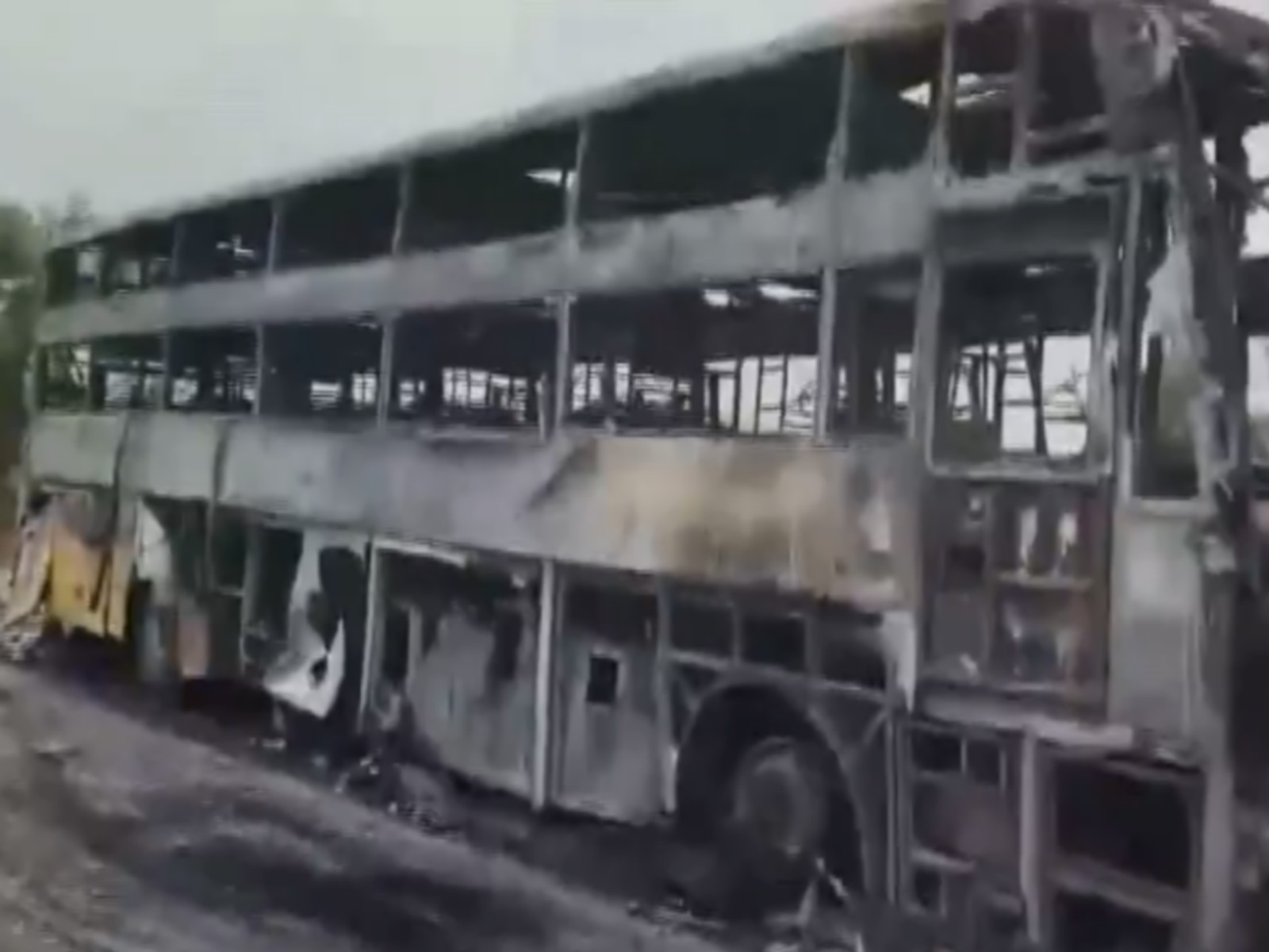 Bus involved in the accident (Photo/ANI)