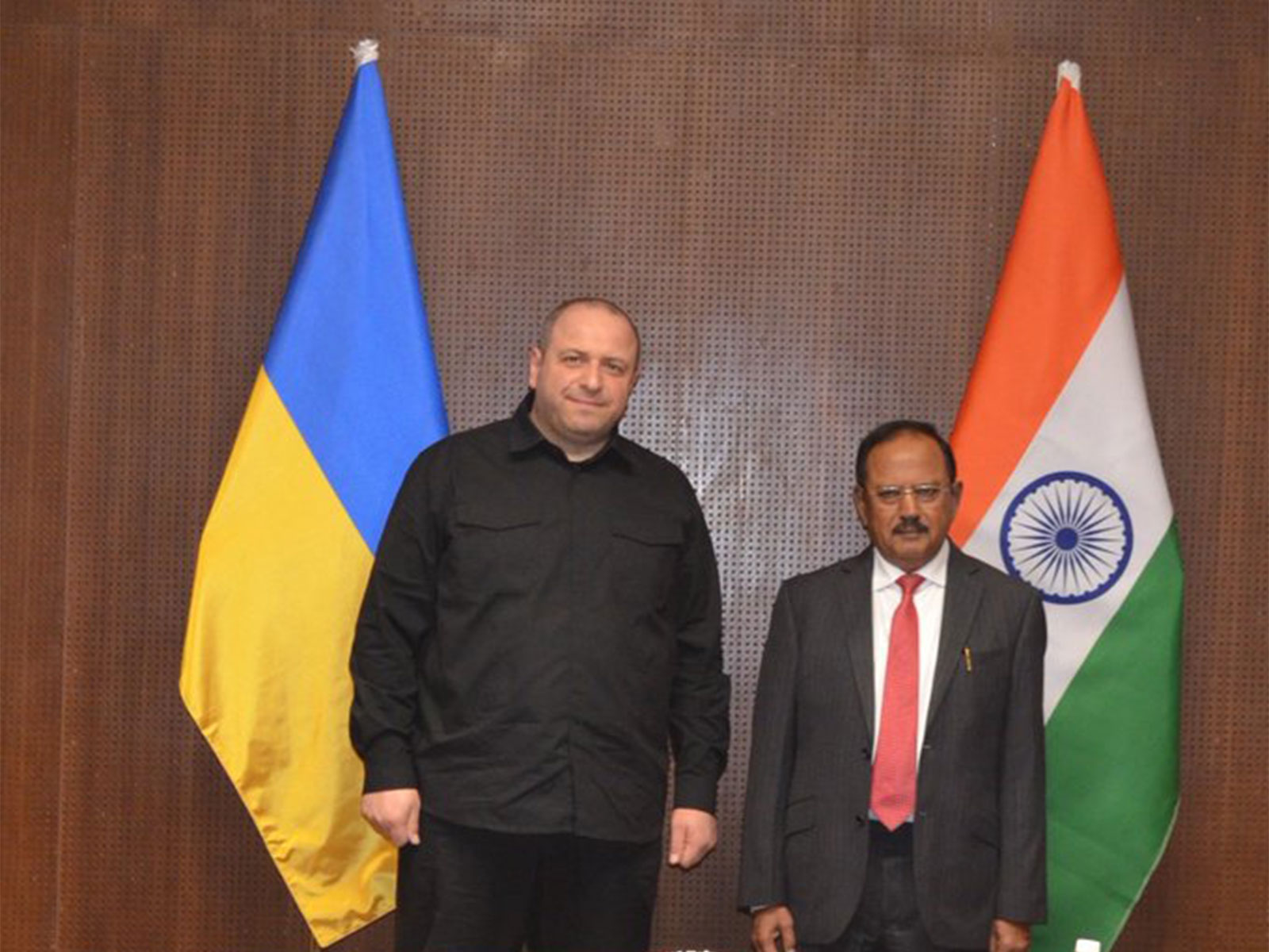 Secretary of the National Security and Defence Council of Ukraine, Rustem Umerov, met National Security Advisor Ajit Doval (Photo/@MEAIndia)