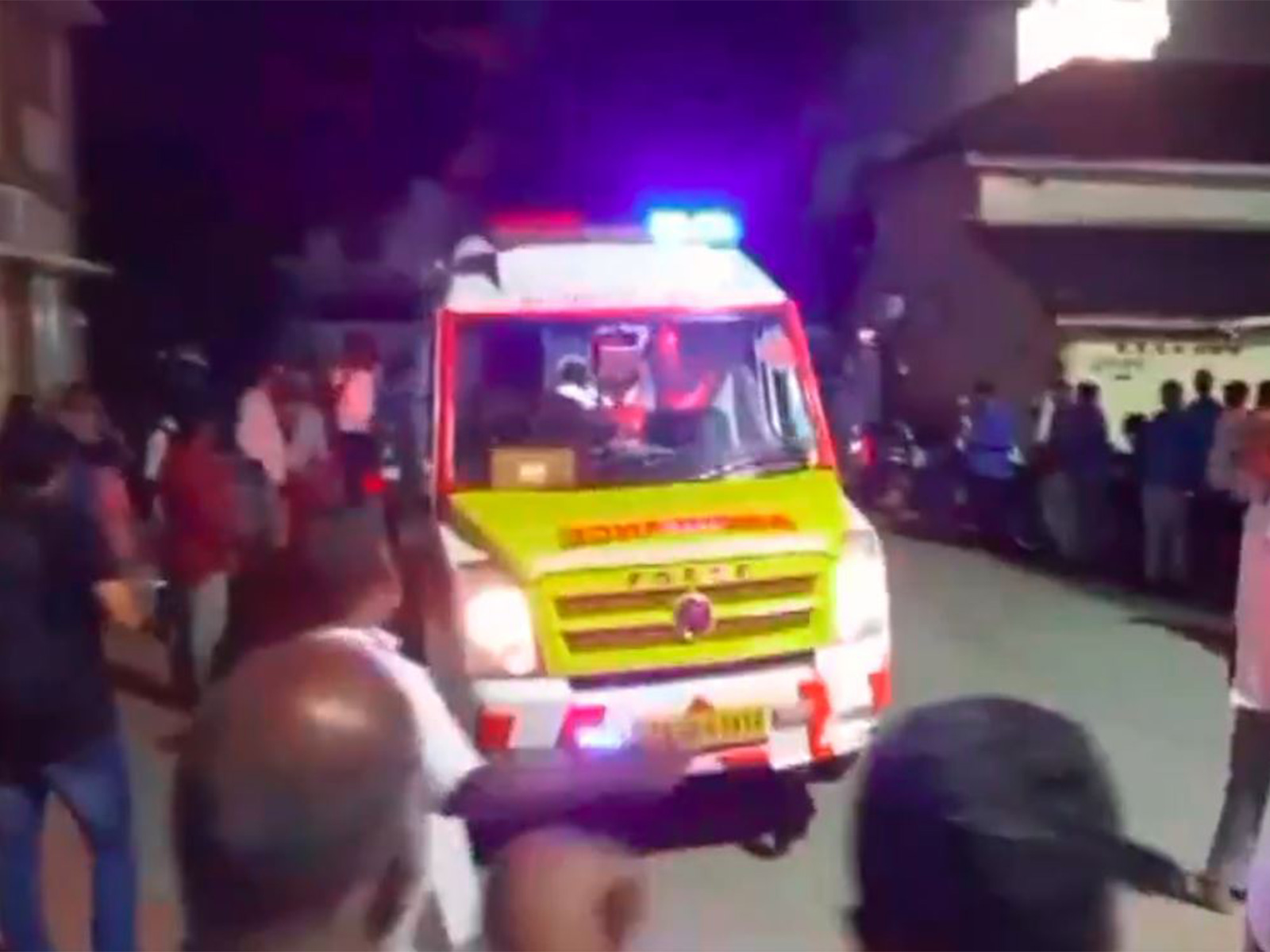 Visuals from the hospital where the injured are being admitted for treatment (Photo/ANI)