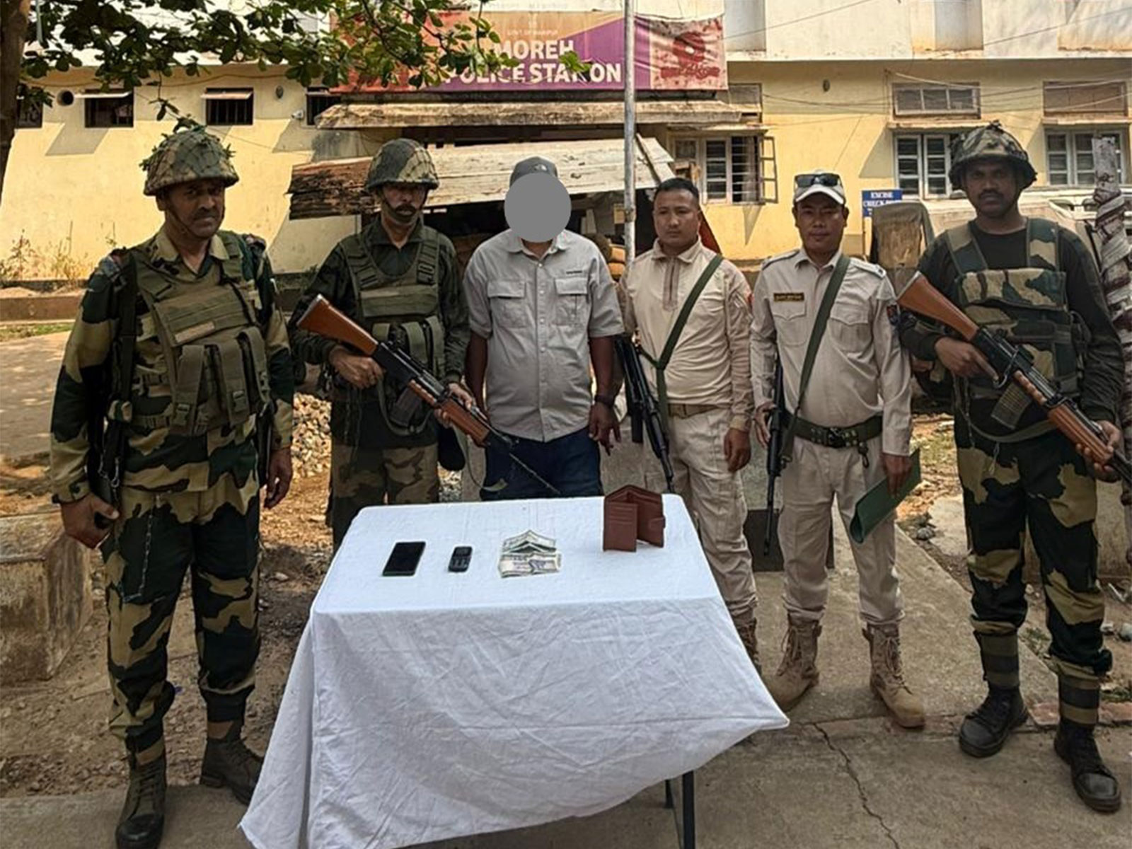 Security forces arrested an active cadre of KYKL-SOREPA (Photo/ANI)
