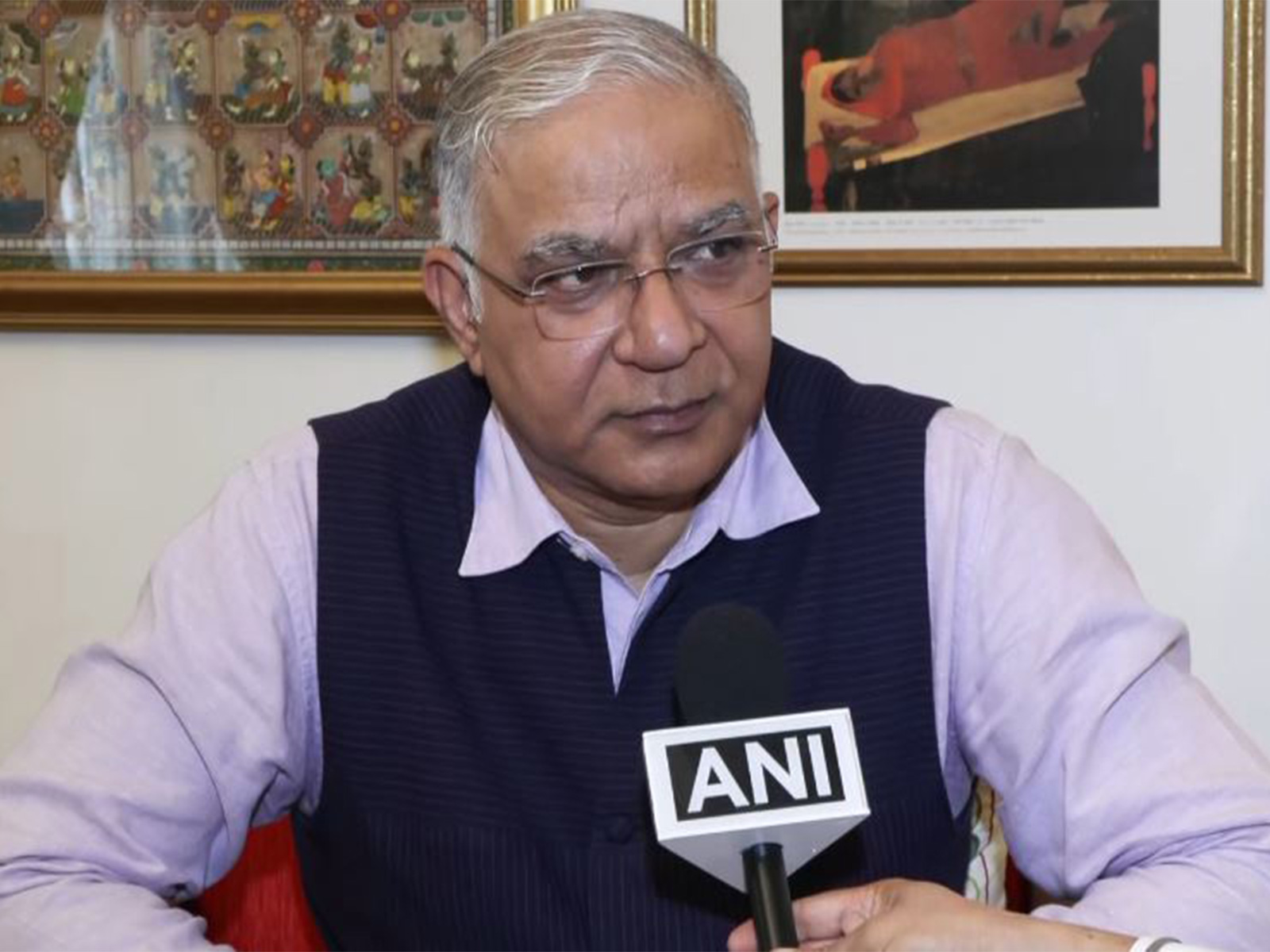 Indian High Commissioner to Sri Lanka Santosh Jha (Photo/ANI)