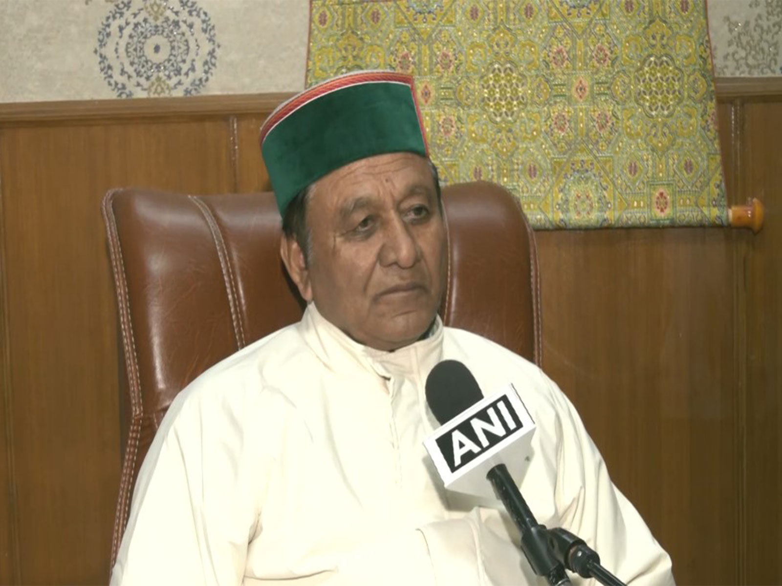 Revenue Minister of Himachal Pradesh, Jagat Singh Negi (Photo/ANI)