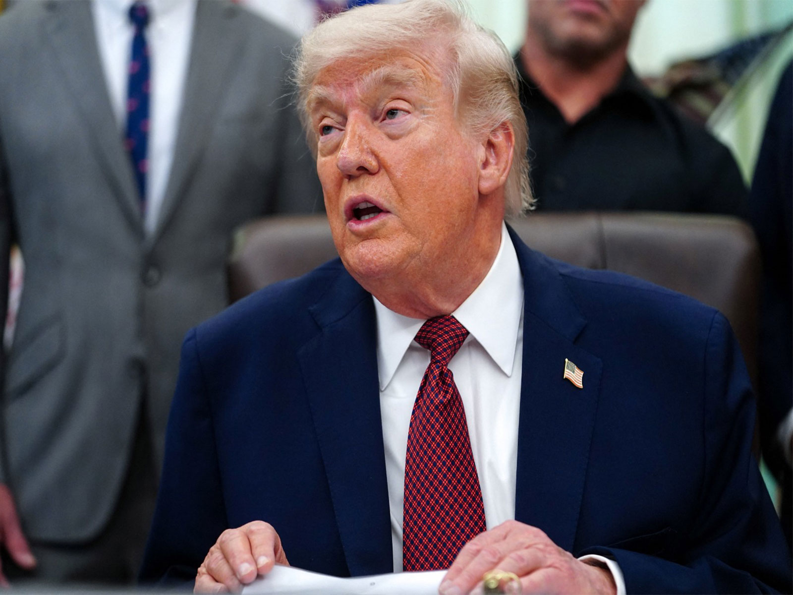 US President Donald Trump in the Oval Office of the White House in Washington (Photo/Reuters)