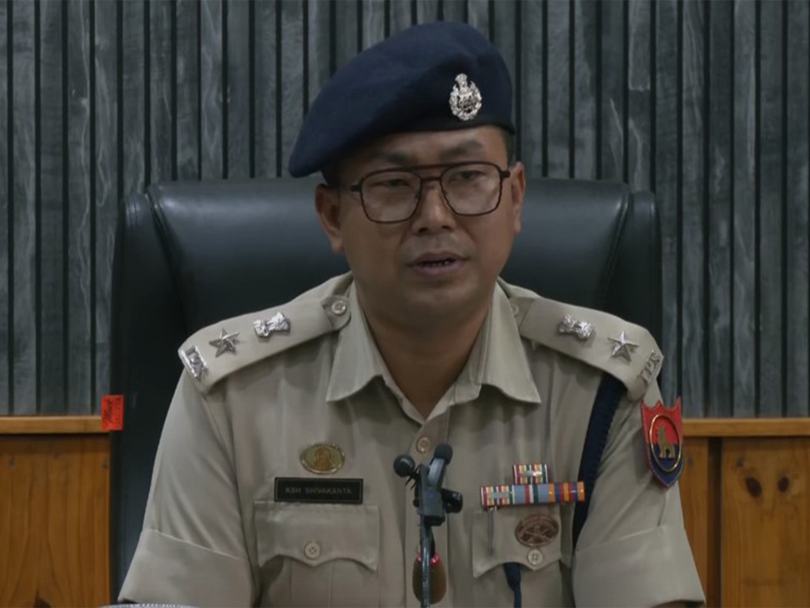 Superintendent of Police Ksh. Shivakanta Singh (Photo/ANI)
