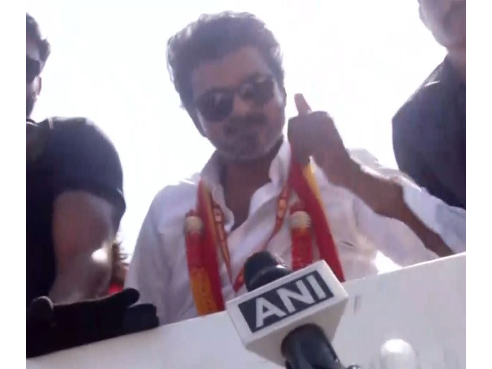 Tamilaga Vettri Kazhagam (TVK) President Vijay (Photo/ANI)