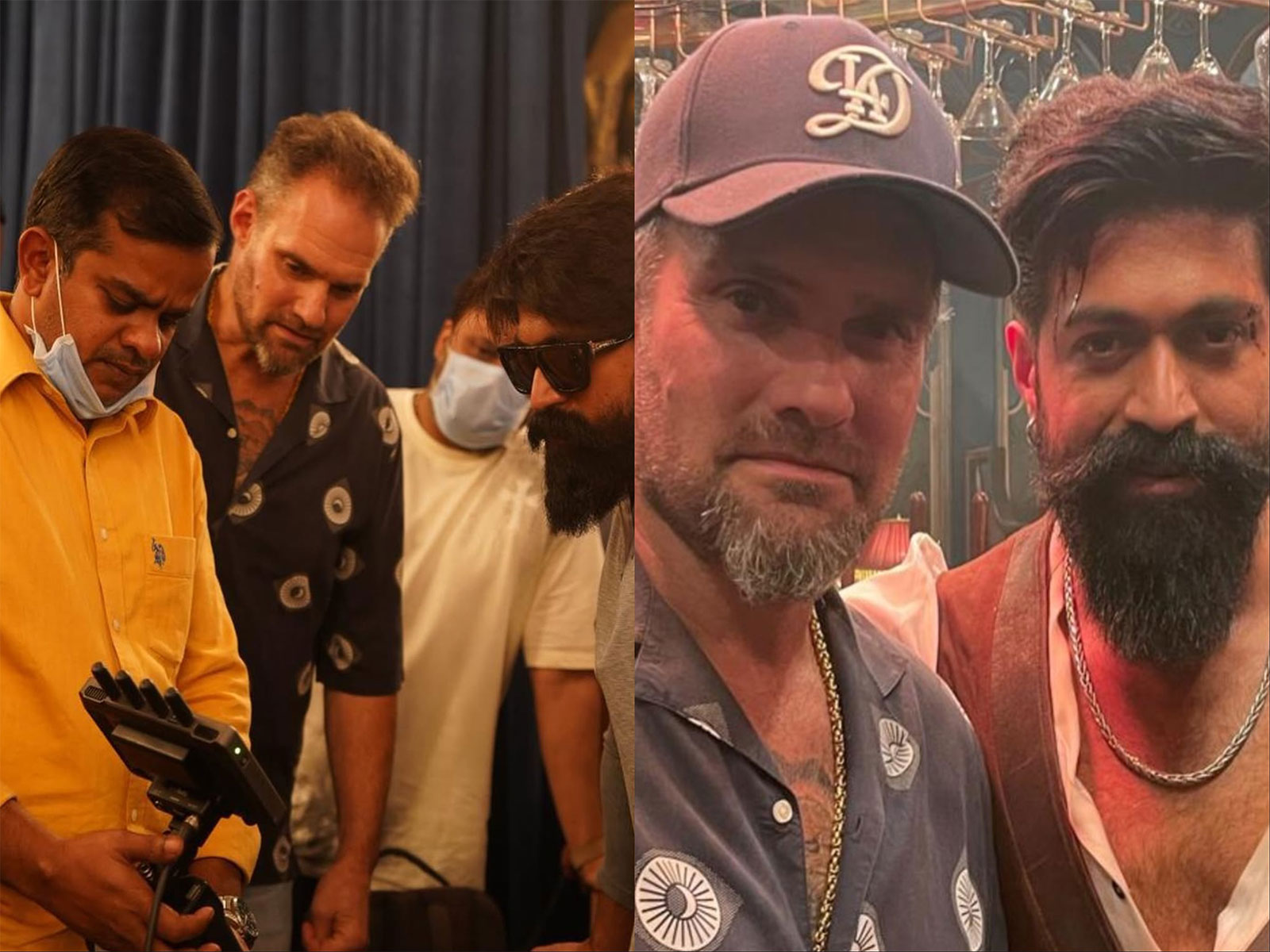 Action Director JJ Perry with actor Yash (Photo/Instagram@jjlocoperry)