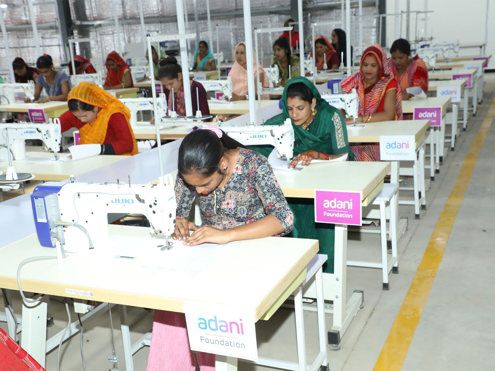 Women at Adani Foundation's garment skills and production centre (Photo/Adani Foundation)