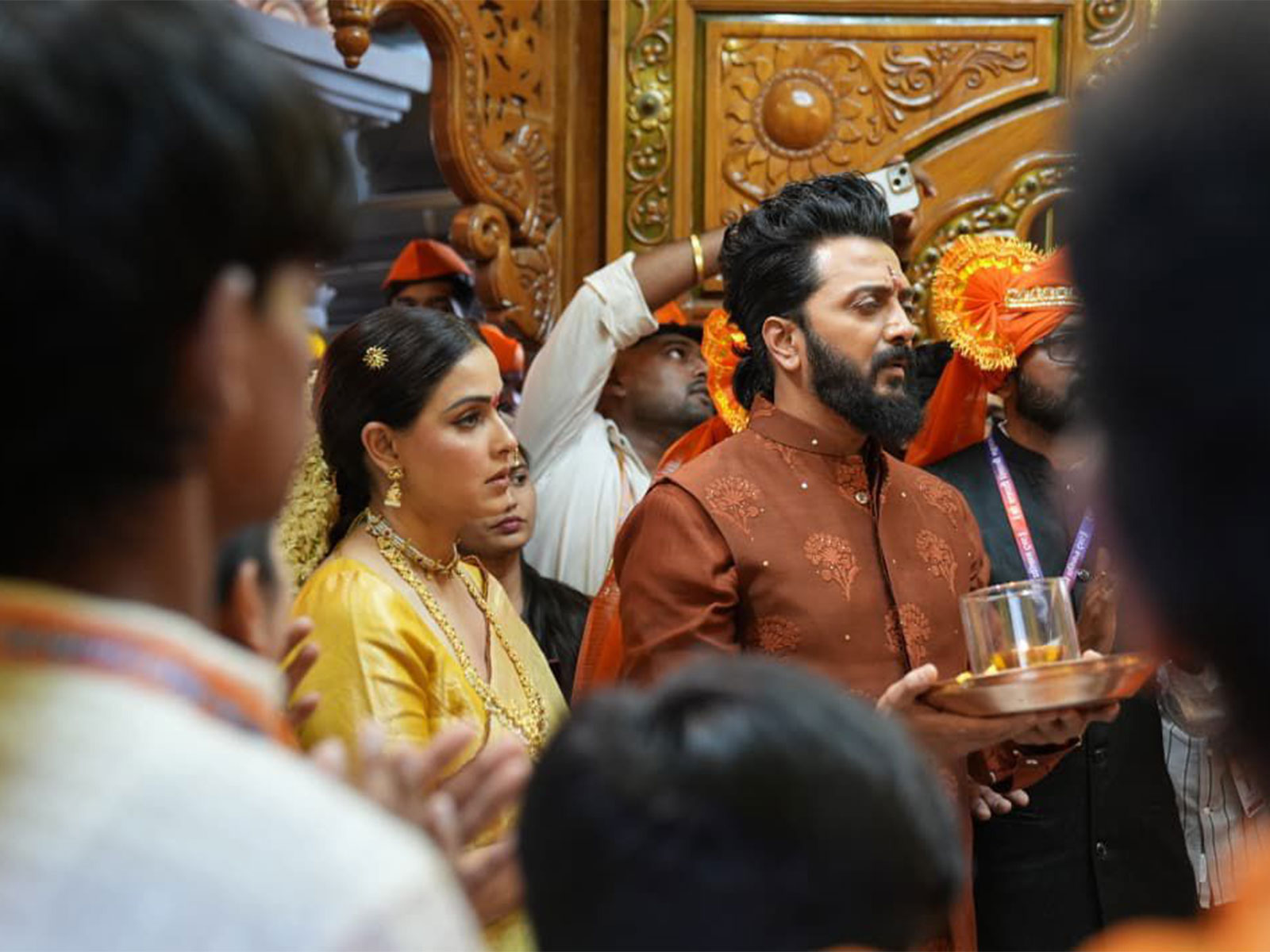 Couple Riteish Deshmukh and Genelia (Image source: film's team)