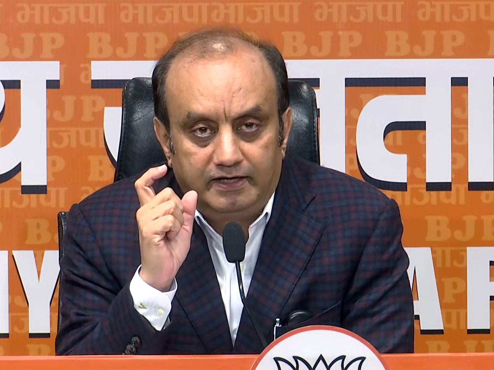BJP leader Sudhanshu Trivedi (File Photo/ANI)