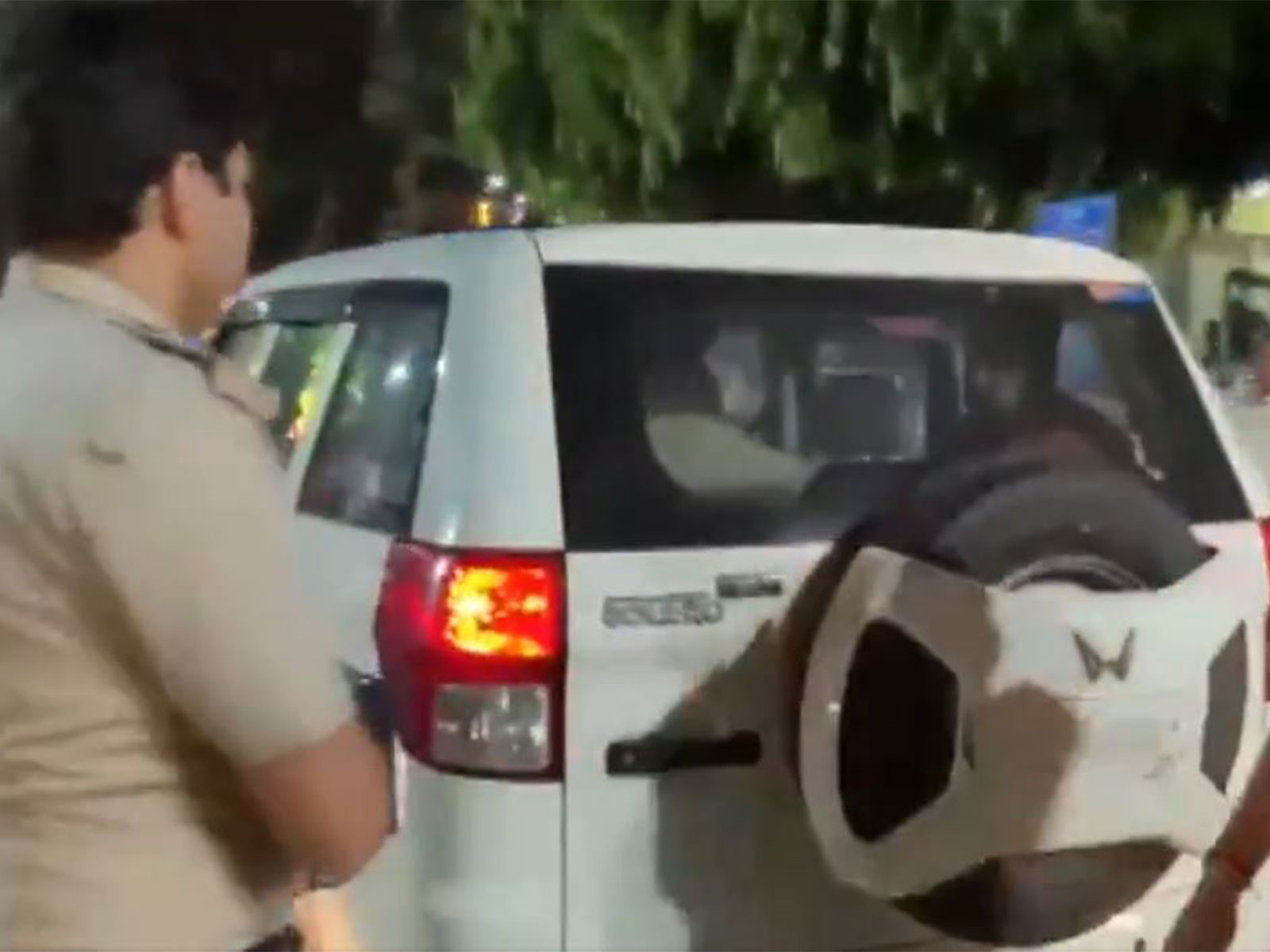 Accused Rahul Meena taken to AIIMS for medical examination (Photo/ANI)