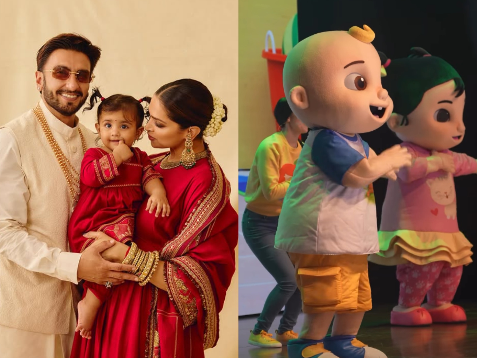Ranveer Singh, Dua, Deepika Padukone (Photo/Instagram/@deepikapadukone), Cocomelon Live Musical (Photo/Instagram/@nmacc)