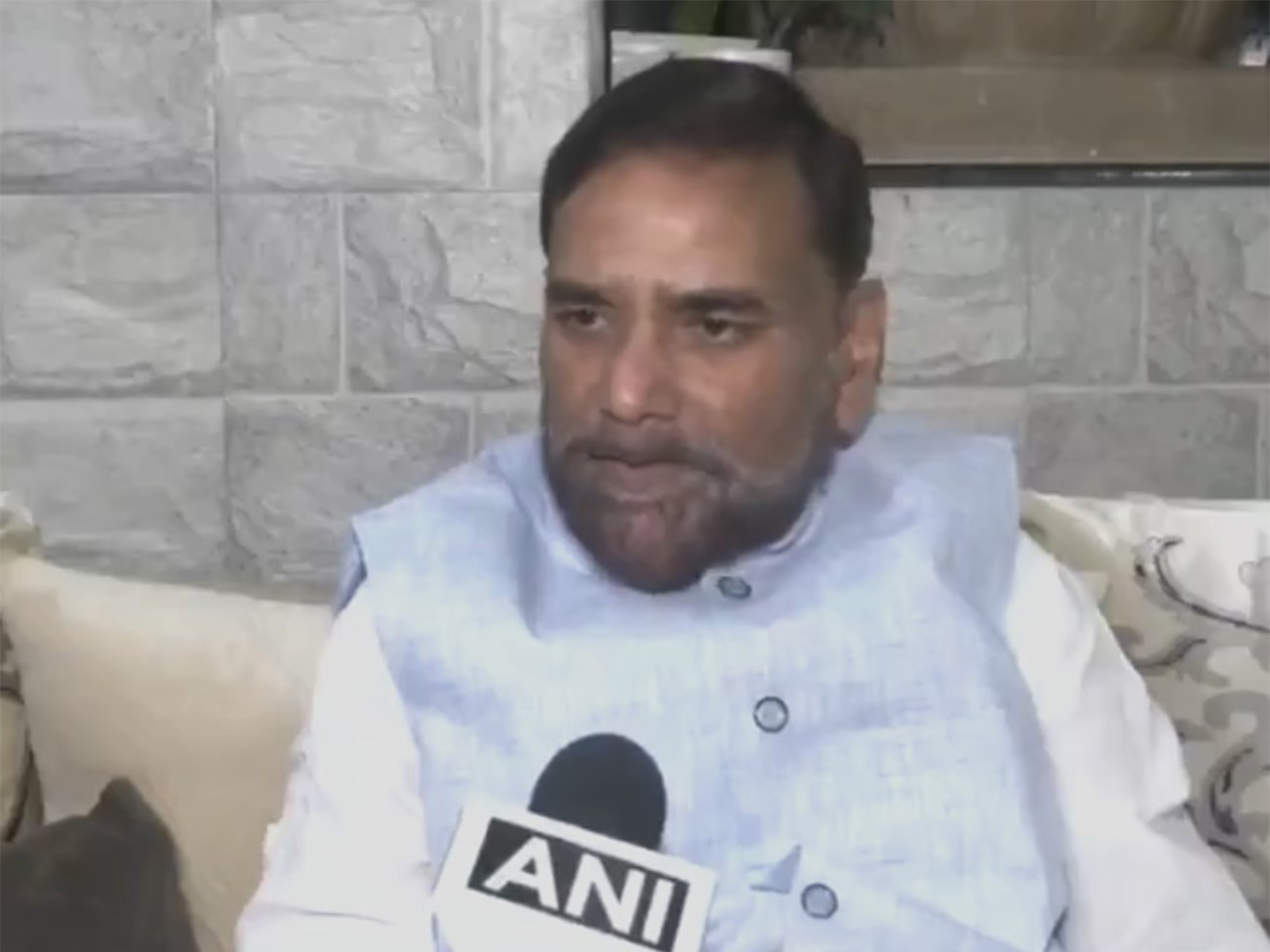 JDU leader Rajiv Ranjan Prasad (Photo/ANI)