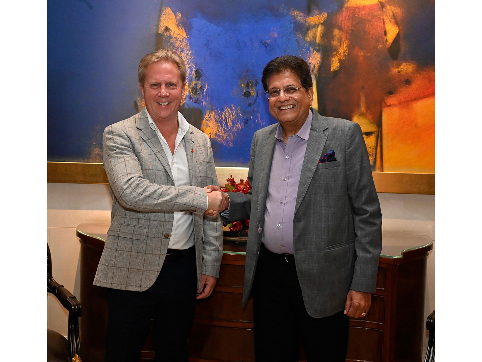 Union Commerce and Industry Minister Piyush Goyal and New Zealand’s Minister for Trade and Investment Todd McClay (Photo/X@PiyushGoyal)