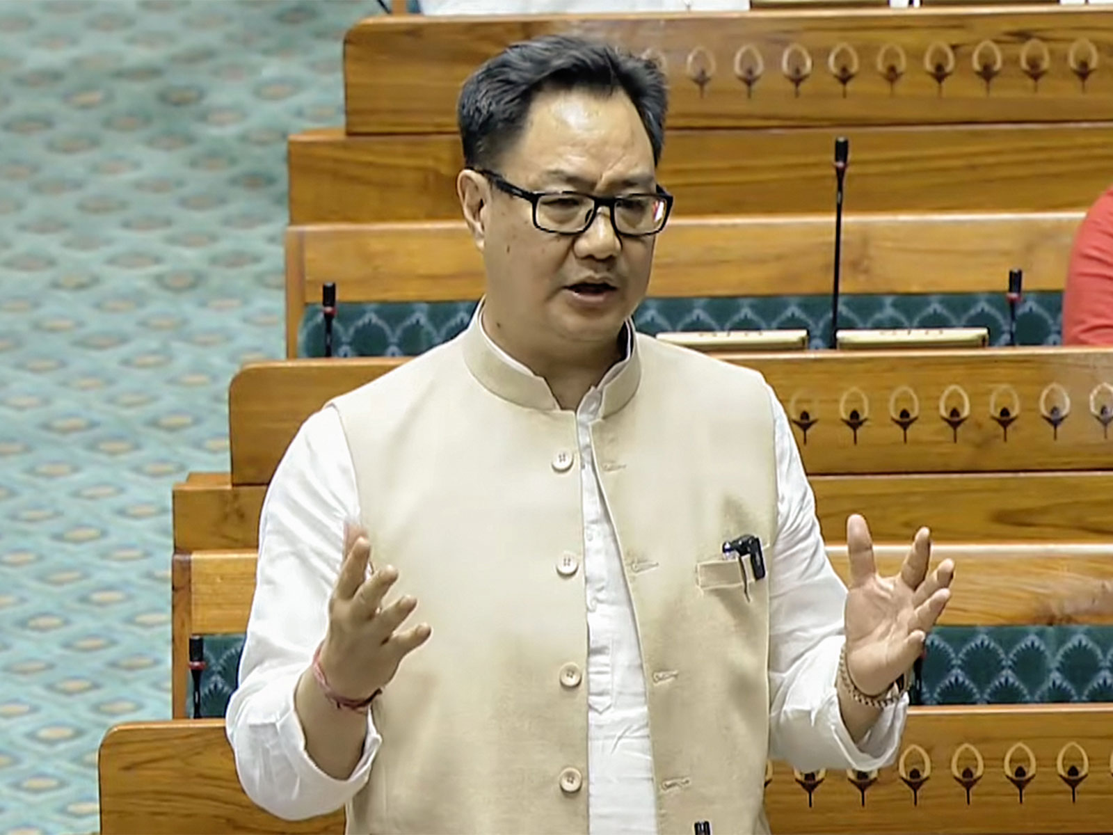 Union Parliamentary Affairs Minister Kiren Rijiju (File Photo/ANI)
