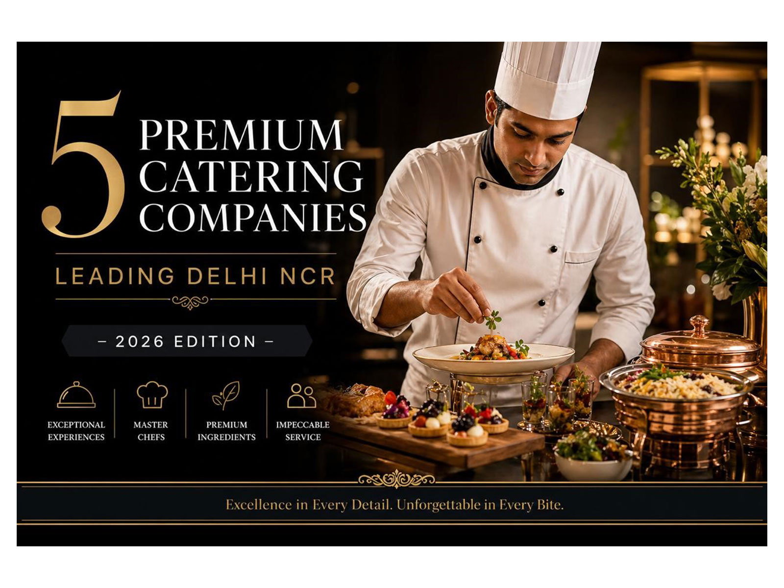 “5 Premium Catering Companies Leading Delhi NCR – 2026”