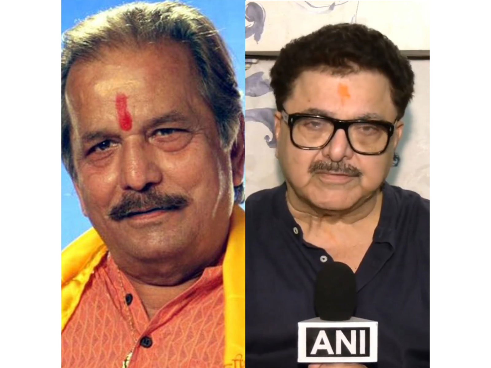 Bharat Kapoor (Photo/Instagram@AshokePandit) and Ashoke Pandit (Photo/ANI)