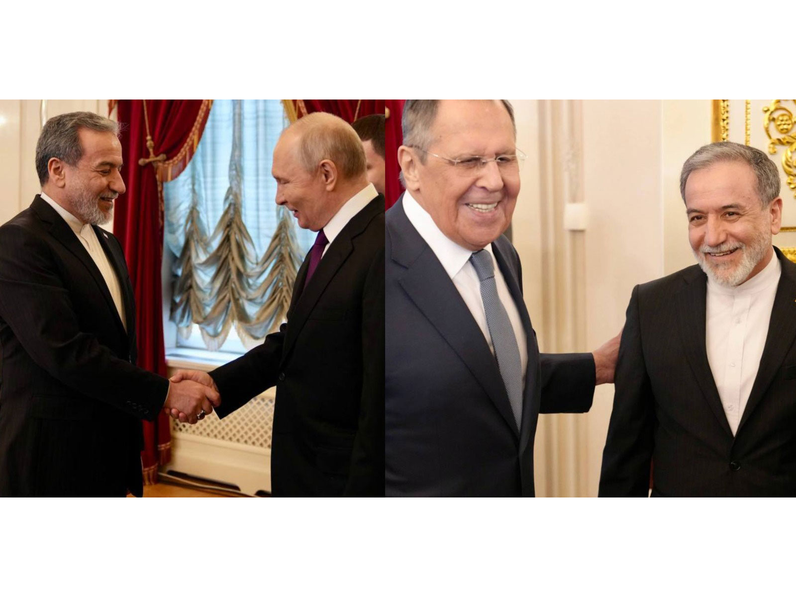 Iranian Foreign Minister Abbas Araghchi meets Russian President Vladimir Putin and Foreign Minister Sergey Lavrov during high-level talks in Moscow. (Photo: X/@araghchi)