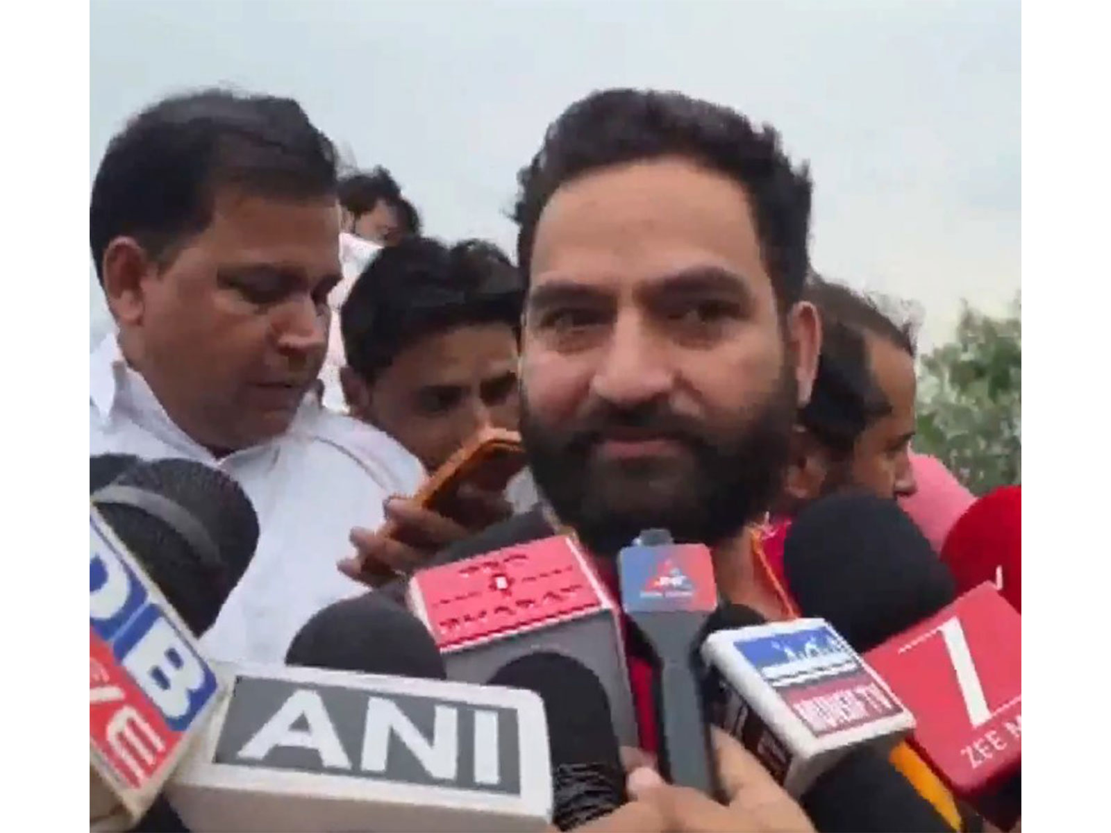 Jammu and Kashmir AAP MLA Mehraj Malik (Photo/ANI)