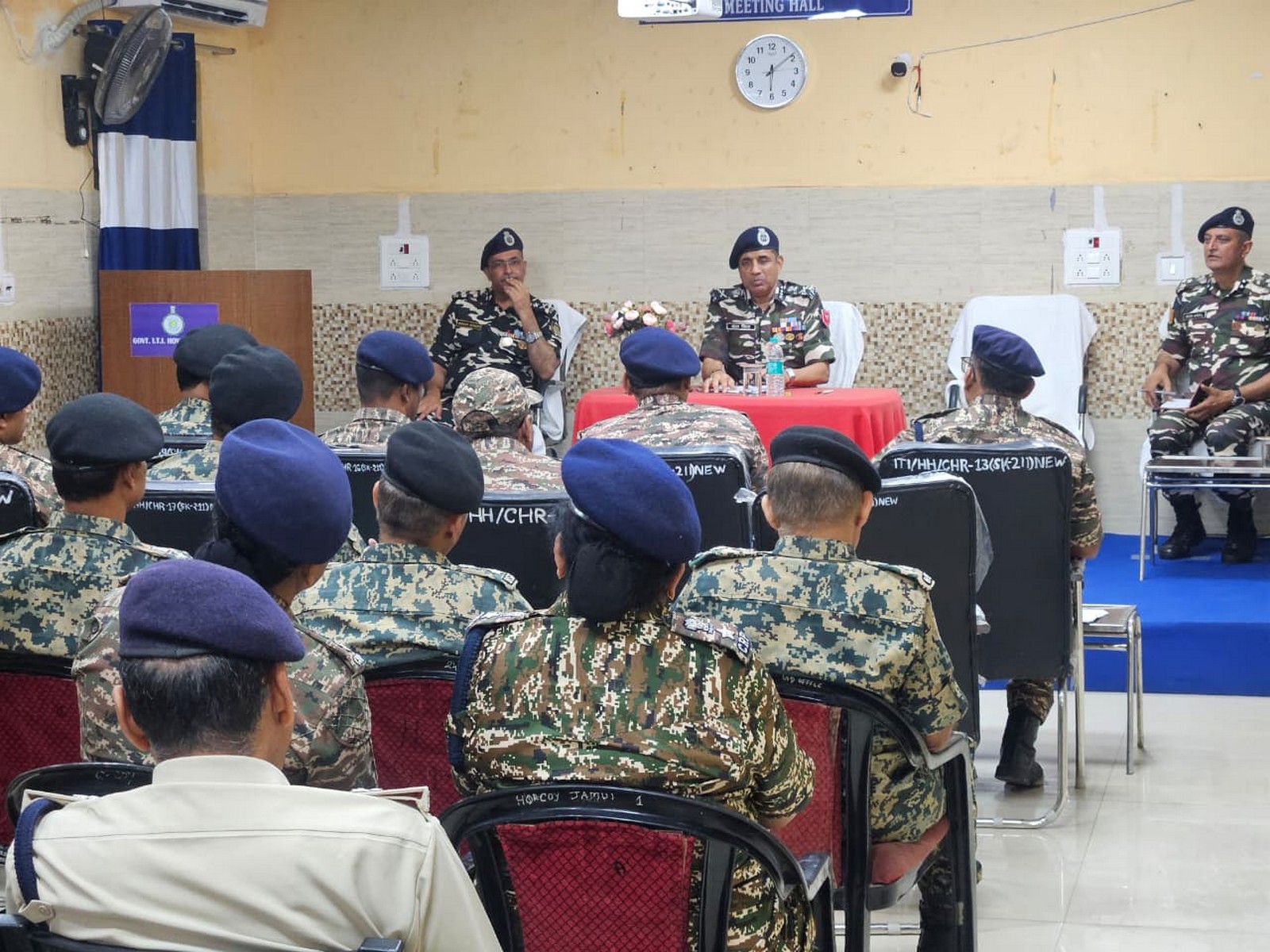 SSB DG Sanjay Singhal during meeting with officials ahead of second phase polling in West Bengal (Photo/@SSB_INDIA/X)