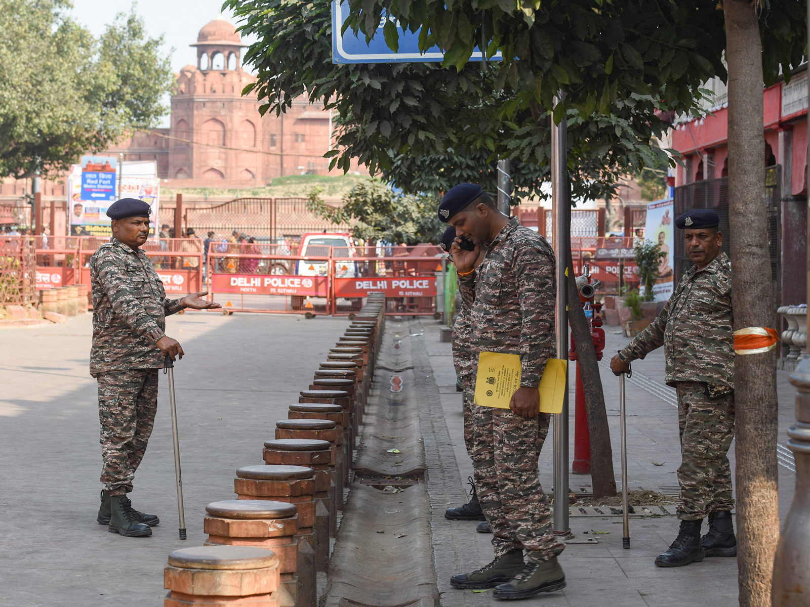 Visual of security personnel patroling at Red Fort (Photo/ANI) Visual of security personnel patroling at Red Fort (Photo/ANI)