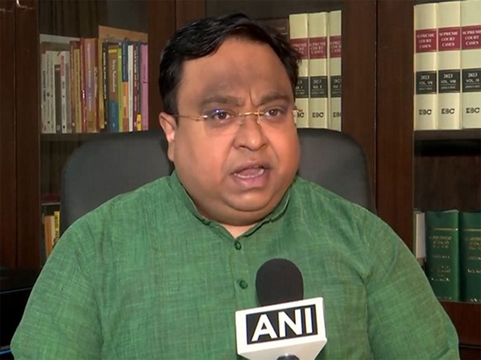 BJD MP Sasmit Patra (Photo/ANI)