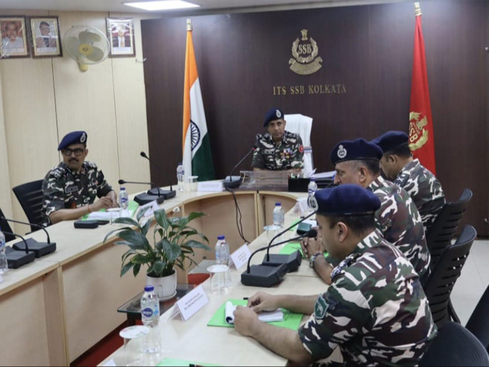 SSB Director General Sanjay Singhal reviews operational preparednees for West Bengal polls (Photo/SSB)
