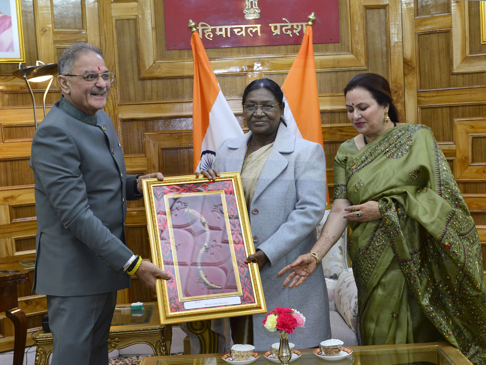President of India, Droupadi Murmu at Lok Bhavan, Shimla (Photo/Governor's House HP)