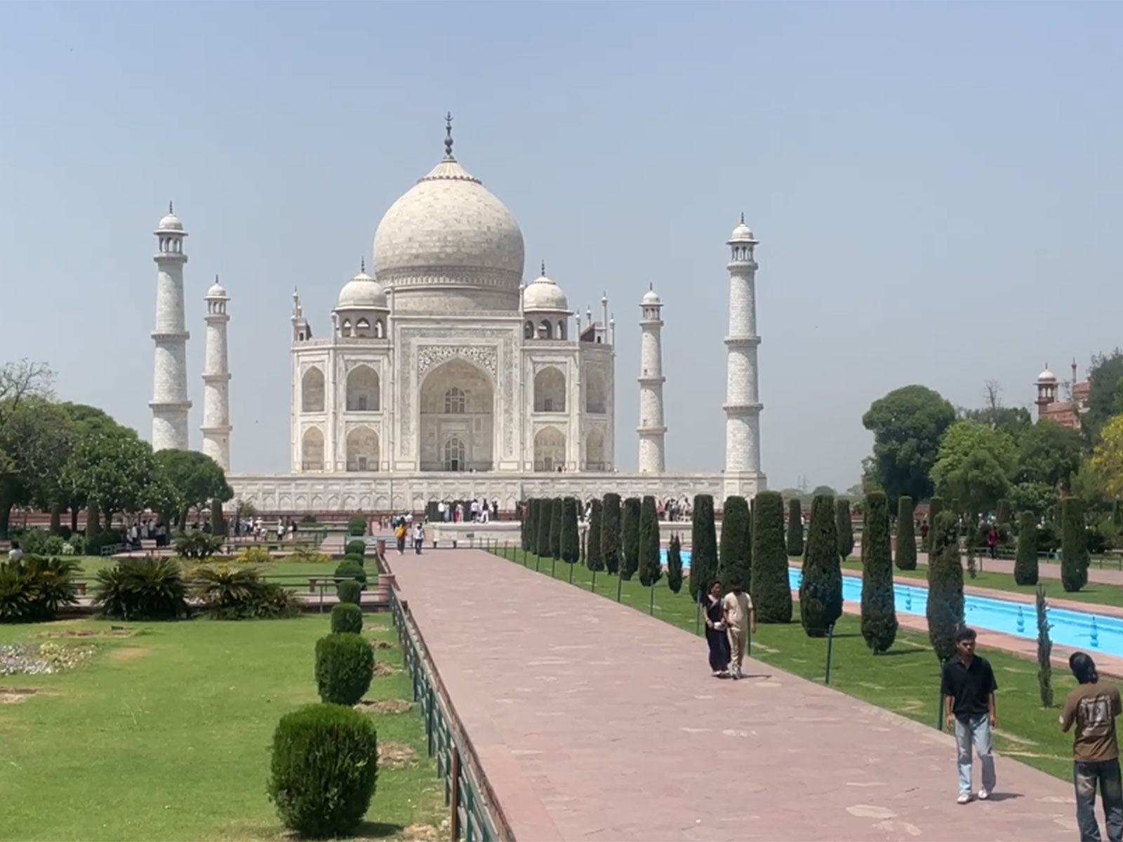 Visual from Taj Mahal Agra (Photo/ANI)