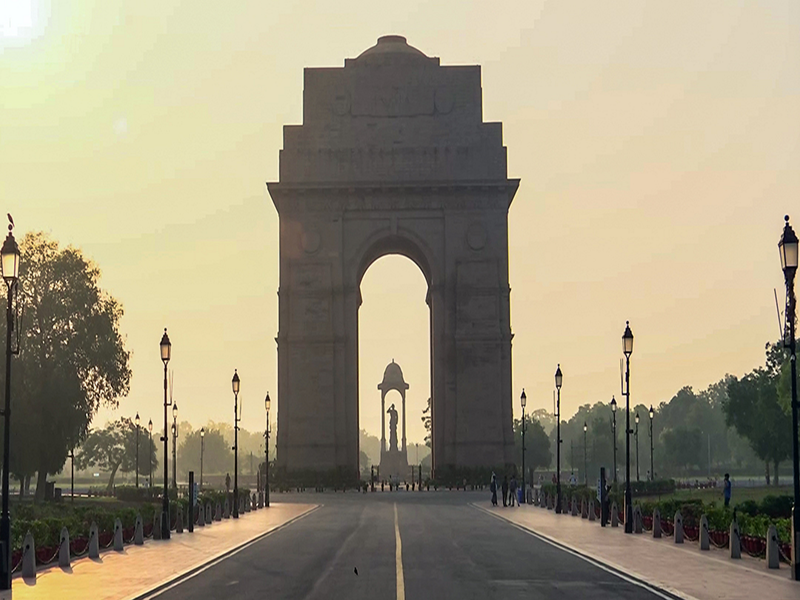 A serene morning view of India Gate (File Photo/ANI)