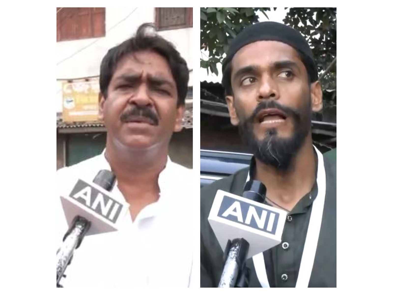 TMC candidate Saokat Molla and  Indian Secular Front MLA, Naushad Siddique (Photo/ANI)