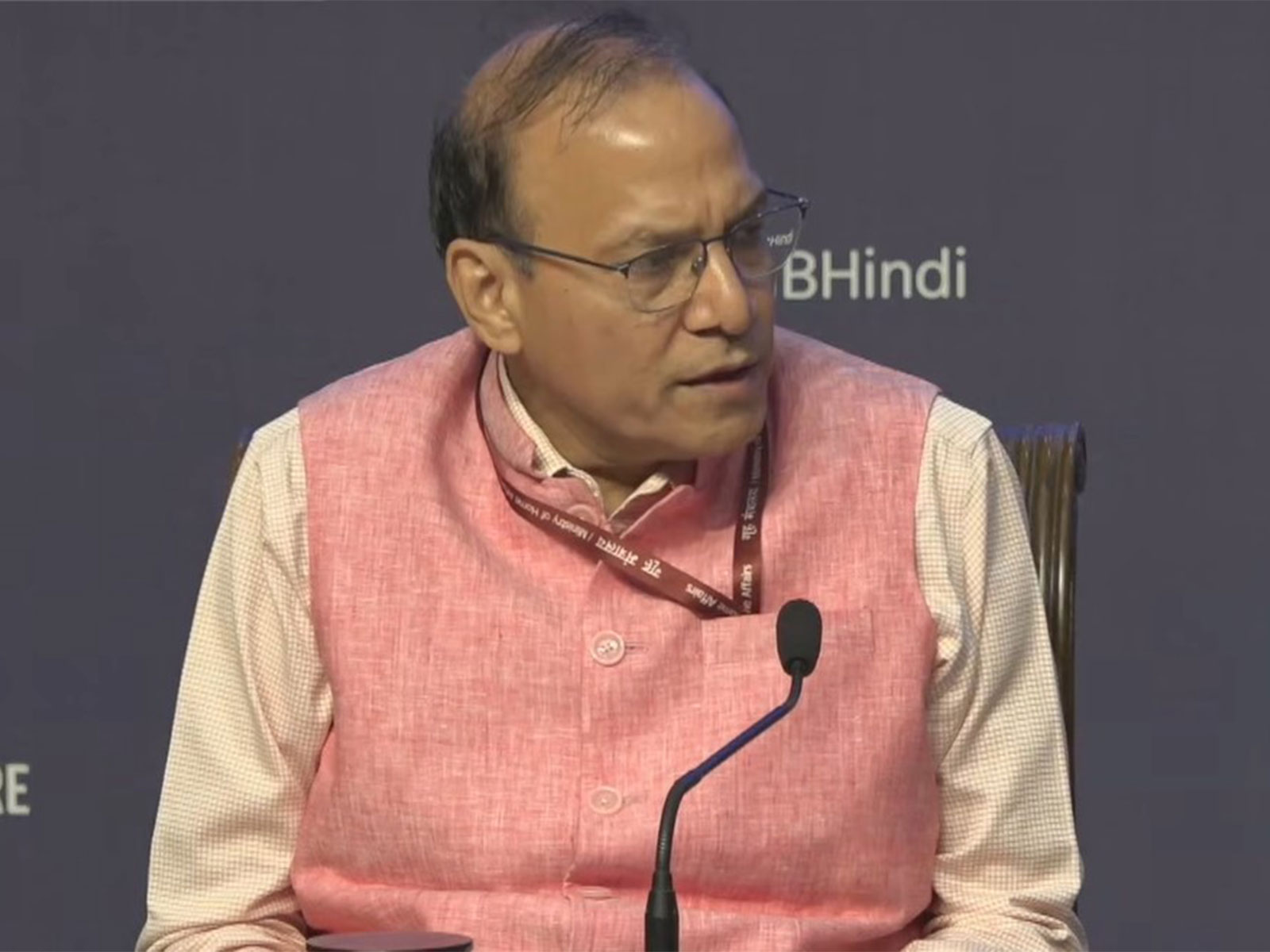 Additional Secretary, Ministry of Ports, Shipping and Waterways, Mukesh Mangal (Photo/PIB Youtube)