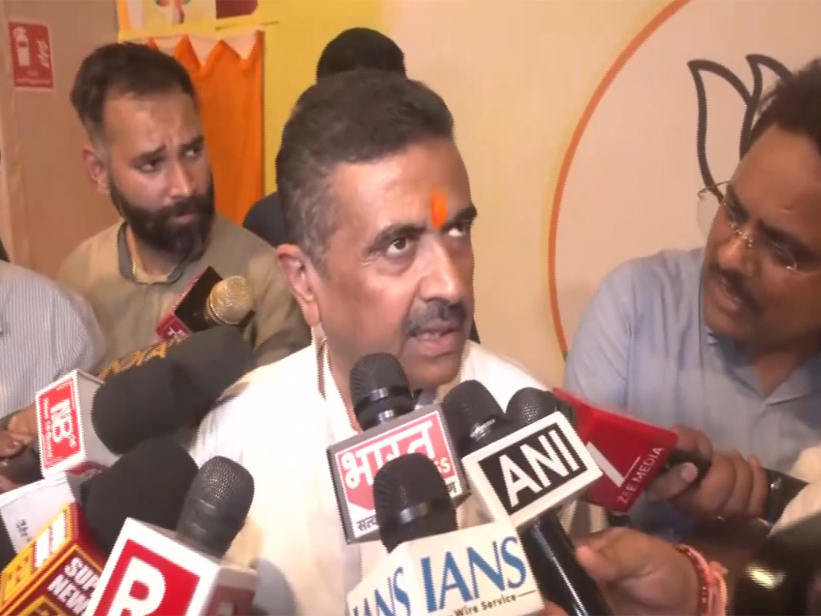 BJP candidate from Bhabanipur and Nandigram, Suvendu Adhikari (Photo/ANI)