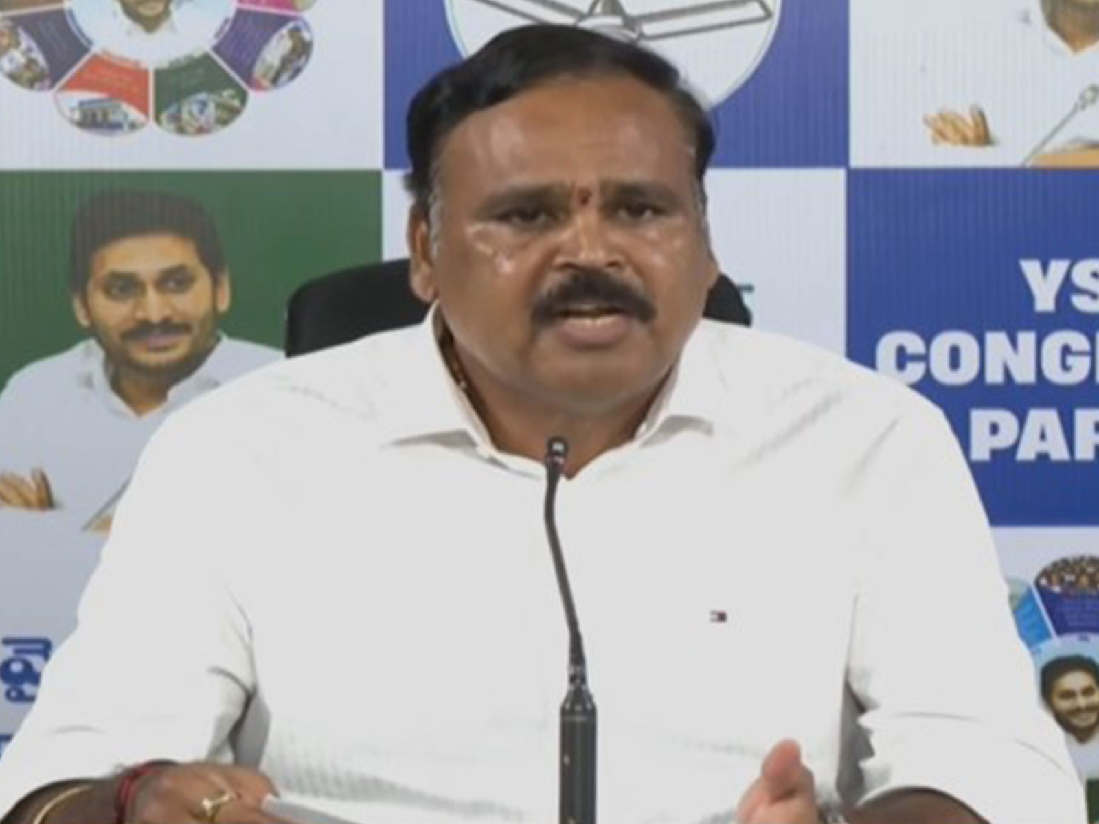 Yuvajana Sramika Rythu Congress Party (YSRCP) leader and former APSADA Vice Chairman Vaddi Raghuram (Photo/x/@YSRCParty)