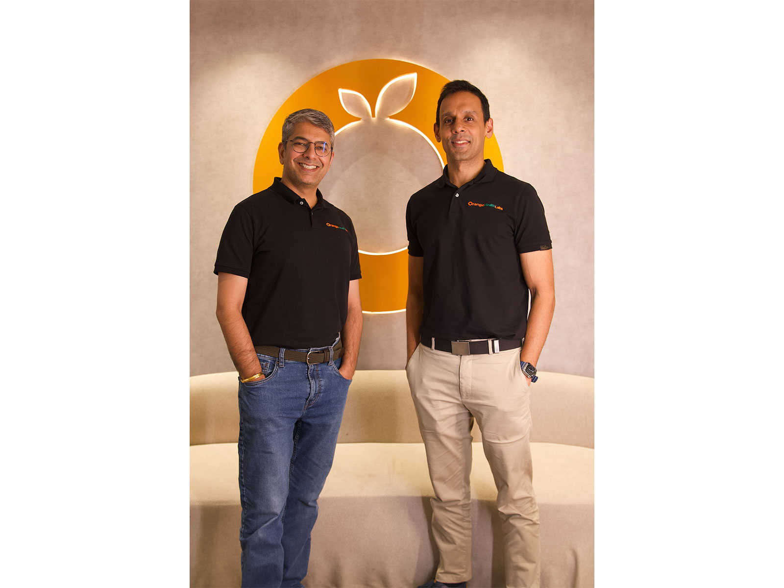  From left to right: Tarun Bhambra and Dhruv Gupta, Co-founders of Orange Health Labs