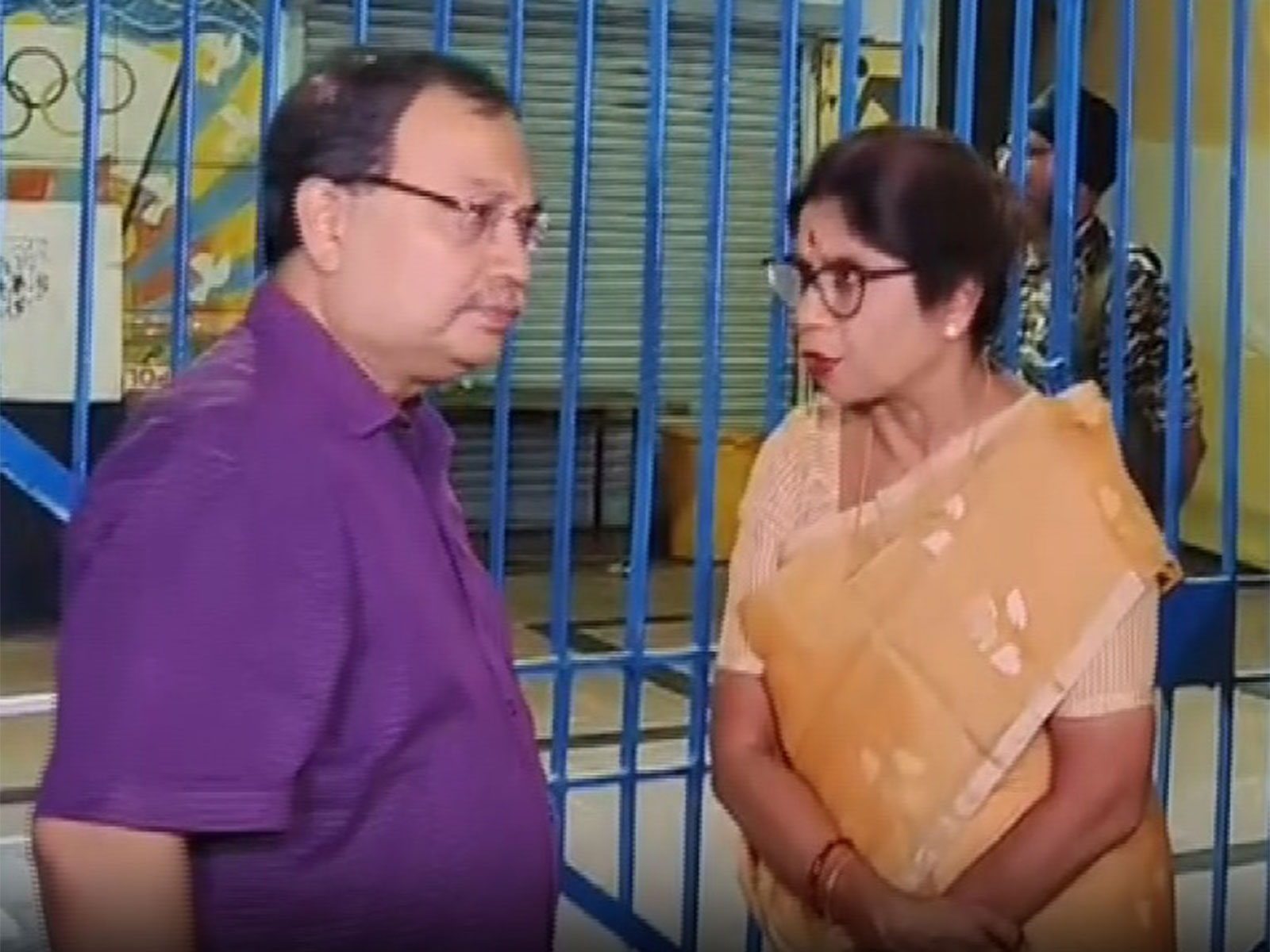 TMC leaders Shashi Panja and Kunal Ghosh (Photo/ANI)