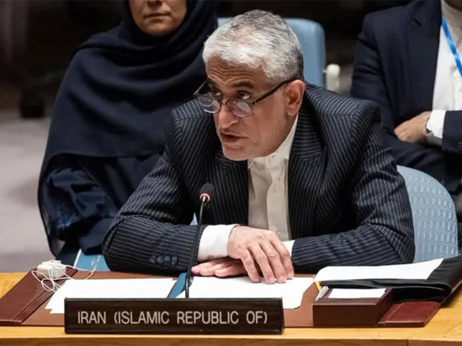 Iran's Permanent Representative to the United Nations, Amir Saeid Iravani (Image Source: Iranian state media)